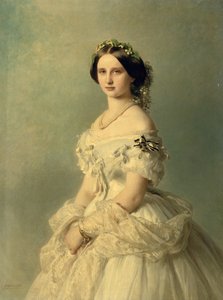 Portræt af prinsesse af Baden, 1856